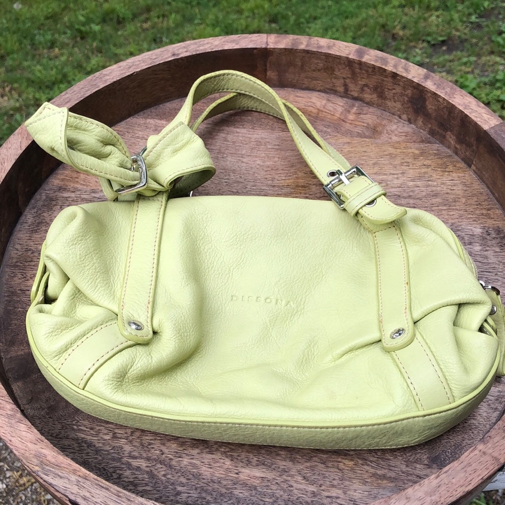 Dissona Mint Green Italian Leather Purse